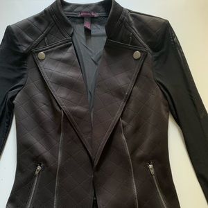 Women’s motorcycle black jacket